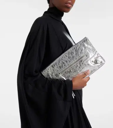 Balenciaga Le City metallic leather clutch | Thumbnail 6 Balenciaga Le City metallic leather clutch | Thumbnail 6