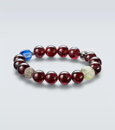 Ileana Makri Sterling silver beaded bracelet with gemstones | Thumbnail 2 Ileana Makri Sterling silver beaded bracelet with gemstones | Thumbnail 2