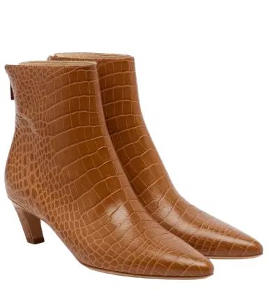 Gabriela Hearst Clayton croc-effect leather ankle boots | Thumbnail 1 Gabriela Hearst Clayton croc-effect leather ankle boots | Thumbnail 1