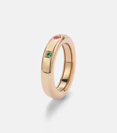 Pomellato Iconica Extra Slim 18kt rose gold ring with gemstones | Thumbnail 4 Pomellato Iconica Extra Slim 18kt rose gold ring with gemstones | Thumbnail 4