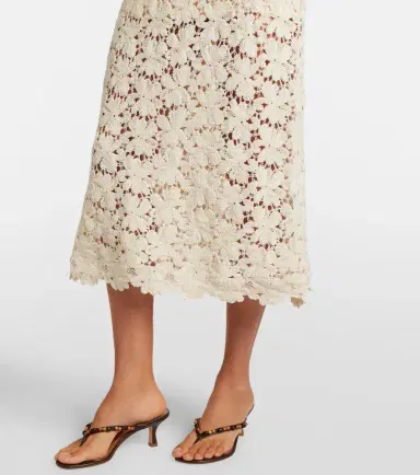 Velvet Jovie cotton-blend guipure lace midi dress | Thumbnail 4 Velvet Jovie cotton-blend guipure lace midi dress | Thumbnail 4