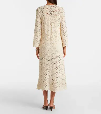 Velvet Jovie cotton-blend guipure lace midi dress | Thumbnail 6 Velvet Jovie cotton-blend guipure lace midi dress | Thumbnail 6