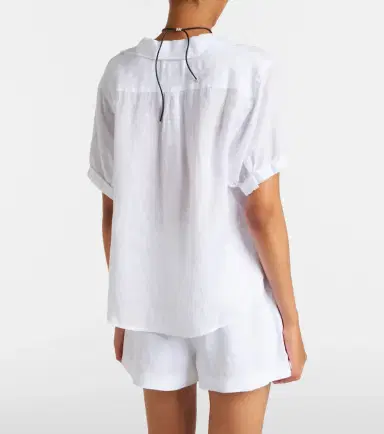 Velvet Vivica linen top | Thumbnail 2 Velvet Vivica linen top | Thumbnail 2