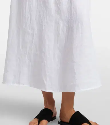 Velvet Virginia linen midi skirt | Thumbnail 2 Velvet Virginia linen midi skirt | Thumbnail 2