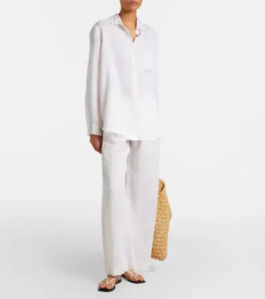 Velvet Stephanie linen wide-leg pants | Thumbnail 6 Velvet Stephanie linen wide-leg pants | Thumbnail 6