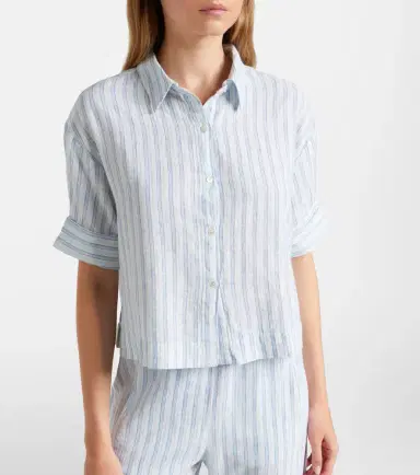 Velvet Greya striped cotton and linen shirt | Thumbnail 2 Velvet Greya striped cotton and linen shirt | Thumbnail 2