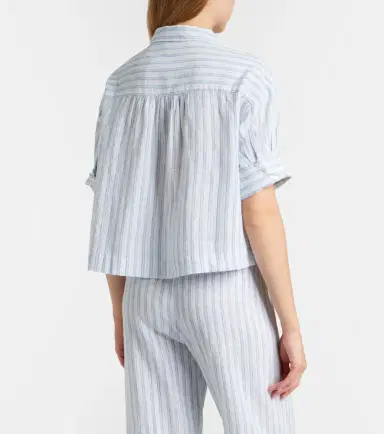 Velvet Greya striped cotton and linen shirt | Thumbnail 4 Velvet Greya striped cotton and linen shirt | Thumbnail 4