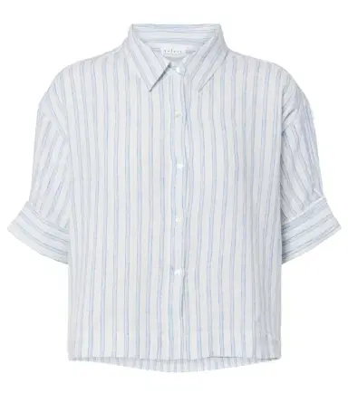 Velvet Greya striped cotton and linen shirt | Thumbnail 1 Velvet Greya striped cotton and linen shirt | Thumbnail 1