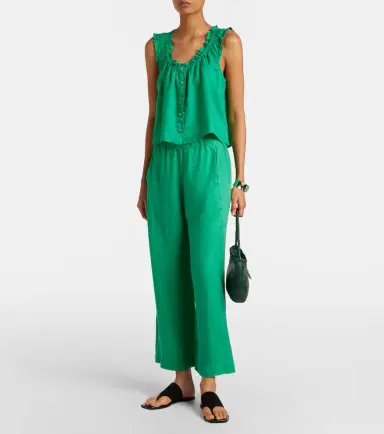 Velvet Lola linen wide-leg pants | Thumbnail 3 Velvet Lola linen wide-leg pants | Thumbnail 3