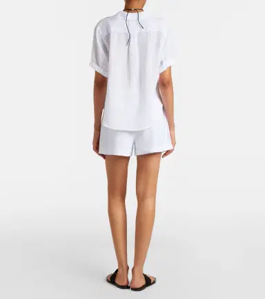 Velvet Sutton linen shorts | Thumbnail 3 Velvet Sutton linen shorts | Thumbnail 3