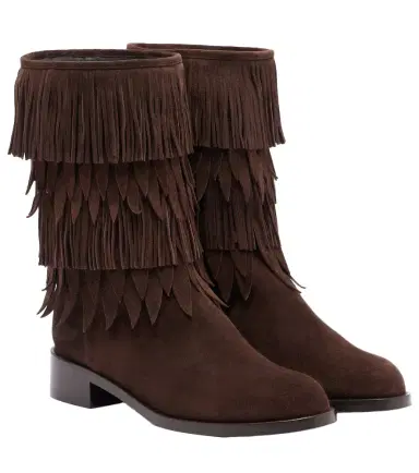 Aquazzura Maverick fringed suede mid-calf boots | Thumbnail 1 Aquazzura Maverick fringed suede mid-calf boots | Thumbnail 1