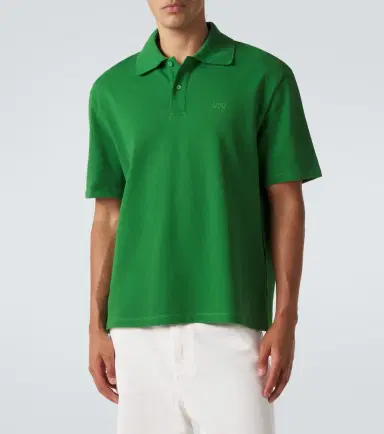 Loewe Logo embroidered cotton polo shirt | Thumbnail 4 Loewe Logo embroidered cotton polo shirt | Thumbnail 4
