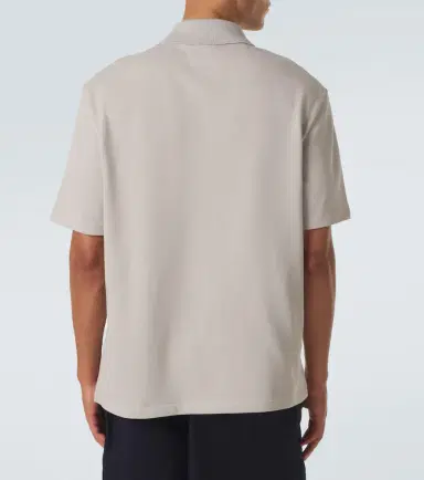 Loewe Double L cotton piqué polo shirt | Thumbnail 3 Loewe Double L cotton piqué polo shirt | Thumbnail 3