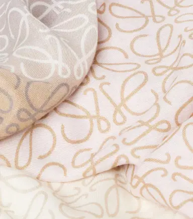 Loewe Anagram wool, silk and cashmere scarf | Thumbnail 3 Loewe Anagram wool, silk and cashmere scarf | Thumbnail 3