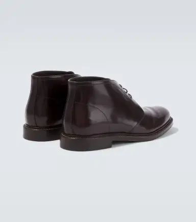Brunello Cucinelli Leather ankle boots | Thumbnail 3 Brunello Cucinelli Leather ankle boots | Thumbnail 3