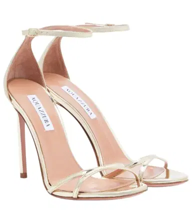 Aquazzura Metallic leather sandals | Thumbnail 1 Aquazzura Metallic leather sandals | Thumbnail 1