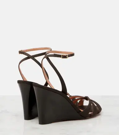 Aquazzura Tati grosgrain wedge sandals | Thumbnail 3 Aquazzura Tati grosgrain wedge sandals | Thumbnail 3
