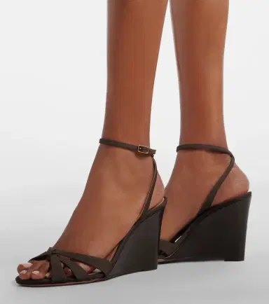 Aquazzura Tati grosgrain wedge sandals | Thumbnail 6 Aquazzura Tati grosgrain wedge sandals | Thumbnail 6