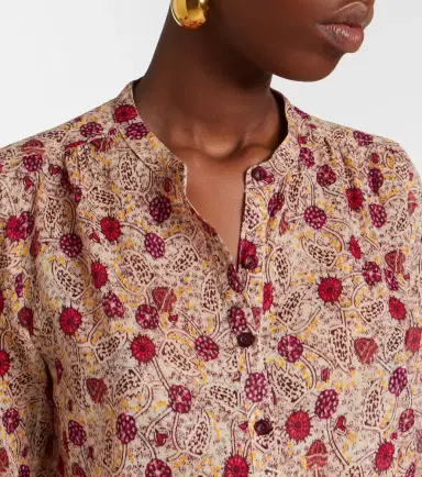Marant Étoile Maria printed cotton shirt | Thumbnail 3 Marant Étoile Maria printed cotton shirt | Thumbnail 3