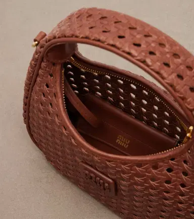 Miu Miu Wander leather top-handle bag | Thumbnail 4 Miu Miu Wander leather top-handle bag | Thumbnail 4