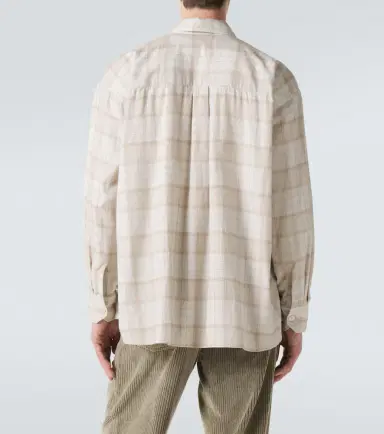 Our Legacy Borrowed plaid cotton flannel shirt | Thumbnail 6 Our Legacy Borrowed plaid cotton flannel shirt | Thumbnail 6