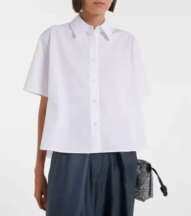 Loewe Double L cotton poplin shirt | Thumbnail 3 Loewe Double L cotton poplin shirt | Thumbnail 3