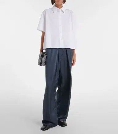 Loewe Double L cotton poplin shirt | Thumbnail 6 Loewe Double L cotton poplin shirt | Thumbnail 6