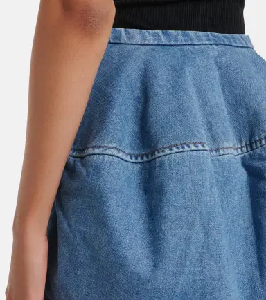 Loewe Double L denim miniskirt | Thumbnail 3 Loewe Double L denim miniskirt | Thumbnail 3