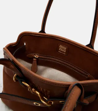 Miu Miu Aventure Small leather shoulder bag | Thumbnail 4 Miu Miu Aventure Small leather shoulder bag | Thumbnail 4