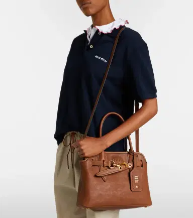 Miu Miu Aventure Small leather shoulder bag | Thumbnail 6 Miu Miu Aventure Small leather shoulder bag | Thumbnail 6