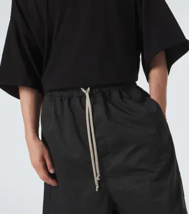 Rick Owens Faun faille Bermuda shorts | Thumbnail 3 Rick Owens Faun faille Bermuda shorts | Thumbnail 3
