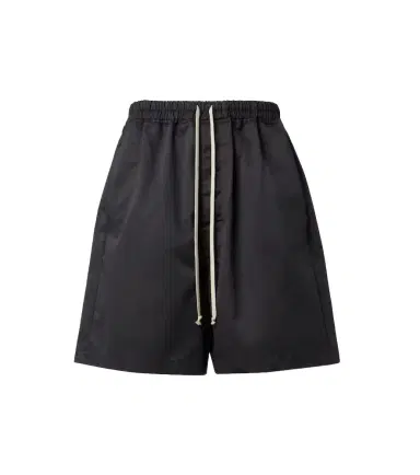 Rick Owens Faun faille Bermuda shorts | Thumbnail 1 Rick Owens Faun faille Bermuda shorts | Thumbnail 1