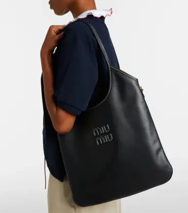 Miu Miu Ivy leather shopper | Thumbnail 5 Miu Miu Ivy leather shopper | Thumbnail 5