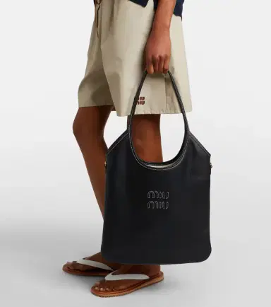 Miu Miu Ivy leather shopper | Thumbnail 6 Miu Miu Ivy leather shopper | Thumbnail 6