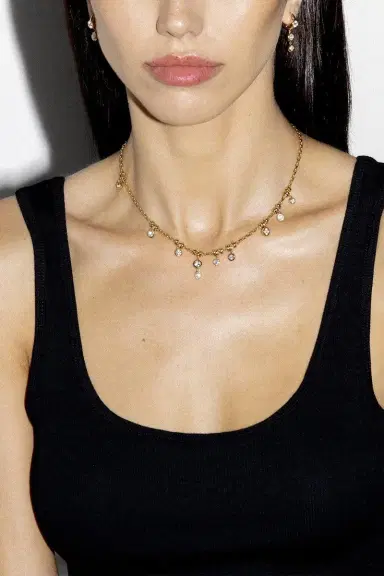 Uniform Object Diamond Dust Necklace | Thumbnail 4 Uniform Object Diamond Dust Necklace | Thumbnail 4