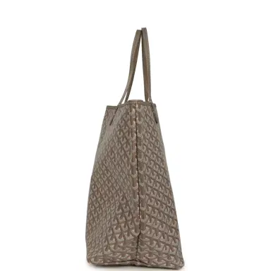 goyard Goyard Goyardine Canvas Greige and Pink Saint Louis GM Tote Bag Palladium Hardware | Thumbnail 3 goyard Goyard Goyardine Canvas Greige and Pink Saint Louis GM Tote Bag Palladium Hardware | Thumbnail 3
