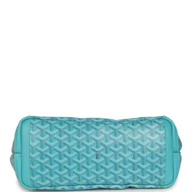 goyard Goyard Goyardine Canvas Turquoise Artois PM Tote Palladium Hardware | Thumbnail 6 goyard Goyard Goyardine Canvas Turquoise Artois PM Tote Palladium Hardware | Thumbnail 6