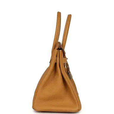 HERMÈS Hermes Birkin 30 Natural Sable Togo Palladium Hardware | Thumbnail 3 HERMÈS Hermes Birkin 30 Natural Sable Togo Palladium Hardware | Thumbnail 3
