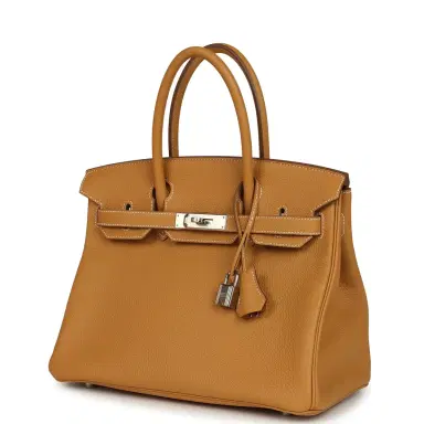 HERMÈS Hermes Birkin 30 Natural Sable Togo Palladium Hardware | Thumbnail 5 HERMÈS Hermes Birkin 30 Natural Sable Togo Palladium Hardware | Thumbnail 5