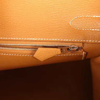 HERMÈS Hermes Birkin 30 Natural Sable Togo Palladium Hardware | Thumbnail 8 HERMÈS Hermes Birkin 30 Natural Sable Togo Palladium Hardware | Thumbnail 8