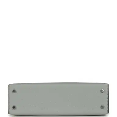 HERMÈS Hermes Kelly Sellier 20 Bleu Glacier Epsom Palladium Hardware | Thumbnail 6 HERMÈS Hermes Kelly Sellier 20 Bleu Glacier Epsom Palladium Hardware | Thumbnail 6