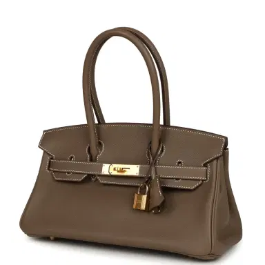 HERMÈS Hermes Shoulder Birkin Light 29 Etoupe Evercolor Gold Hardware | Thumbnail 5 HERMÈS Hermes Shoulder Birkin Light 29 Etoupe Evercolor Gold Hardware | Thumbnail 5
