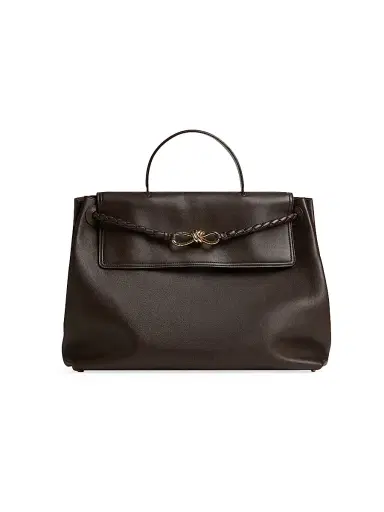 Bottega Veneta Women's Ciao Ciao Leather Top Handle Bag - Fondant | Thumbnail 1 Bottega Veneta Women's Ciao Ciao Leather Top Handle Bag - Fondant | Thumbnail 1