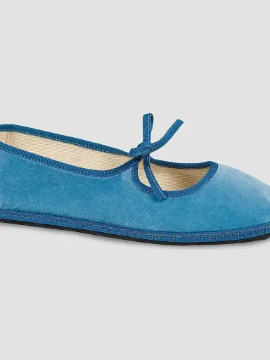 Vibi Venezia Women's Timeless Brigitte Velvet Mary Janes - Murano | Thumbnail 3 Vibi Venezia Women's Timeless Brigitte Velvet Mary Janes - Murano | Thumbnail 3