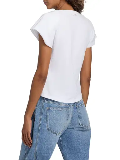 Isabel Marant Women's Nadrine Cotton Top - White | Thumbnail 5 Isabel Marant Women's Nadrine Cotton Top - White | Thumbnail 5