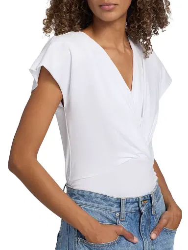Isabel Marant Women's Nadrine Cotton Top - White | Thumbnail 7 Isabel Marant Women's Nadrine Cotton Top - White | Thumbnail 7