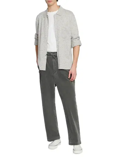 OFFICINE GÉNÉRALE Men's Gareth Wool-Cashmere Cardigan | Thumbnail 2 OFFICINE GÉNÉRALE Men's Gareth Wool-Cashmere Cardigan | Thumbnail 2