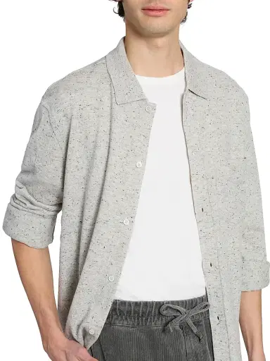 OFFICINE GÉNÉRALE Men's Gareth Wool-Cashmere Cardigan | Thumbnail 6 OFFICINE GÉNÉRALE Men's Gareth Wool-Cashmere Cardigan | Thumbnail 6