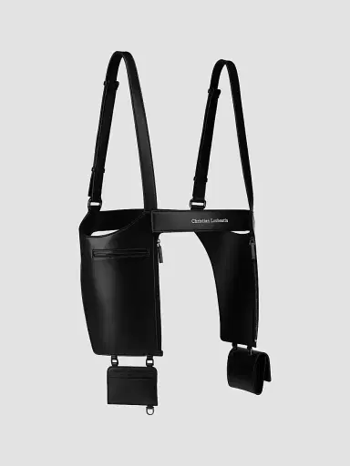 Christian Louboutin Men's Tactical Leather Harness Bag | Thumbnail 2 Christian Louboutin Men's Tactical Leather Harness Bag | Thumbnail 2