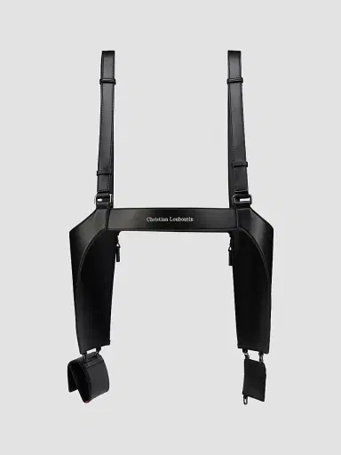Christian Louboutin Men's Tactical Leather Harness Bag | Thumbnail 3 Christian Louboutin Men's Tactical Leather Harness Bag | Thumbnail 3